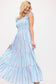 Blue Floral Boho Dress
