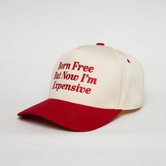 Born Free But Now I'm Expensive - Red/Beige