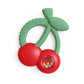 "NEW" Bitzy Shake™ - Silicone Teether with Rattle: Cherries