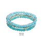 Kids Mini Crystal Stretch Bracelet Set - Mermaid