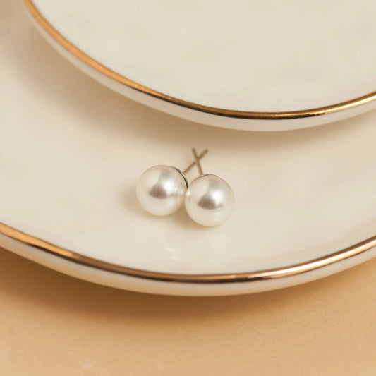 Pearl Stud Earrings