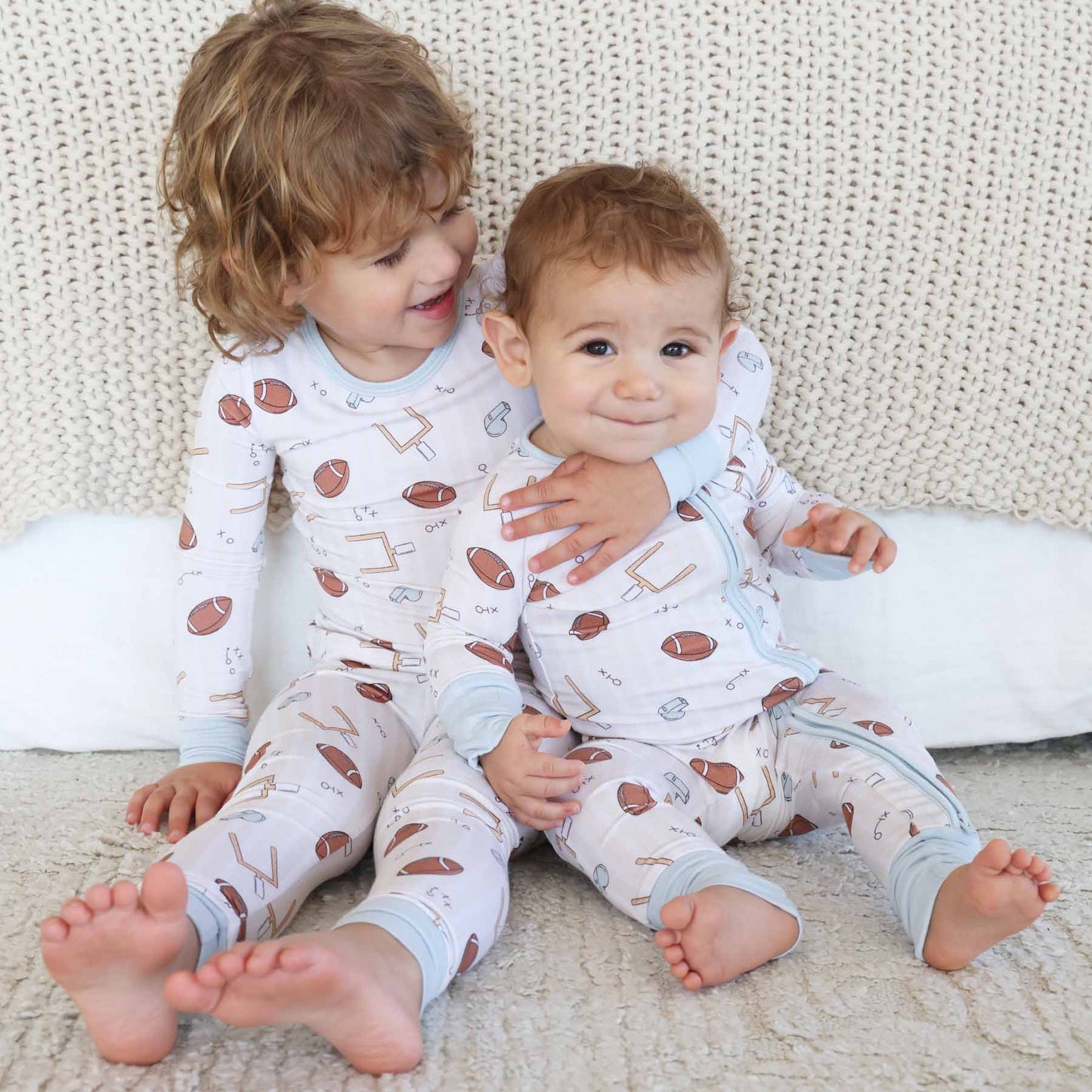 Tiny Touchdowns Convertible Zip Romper