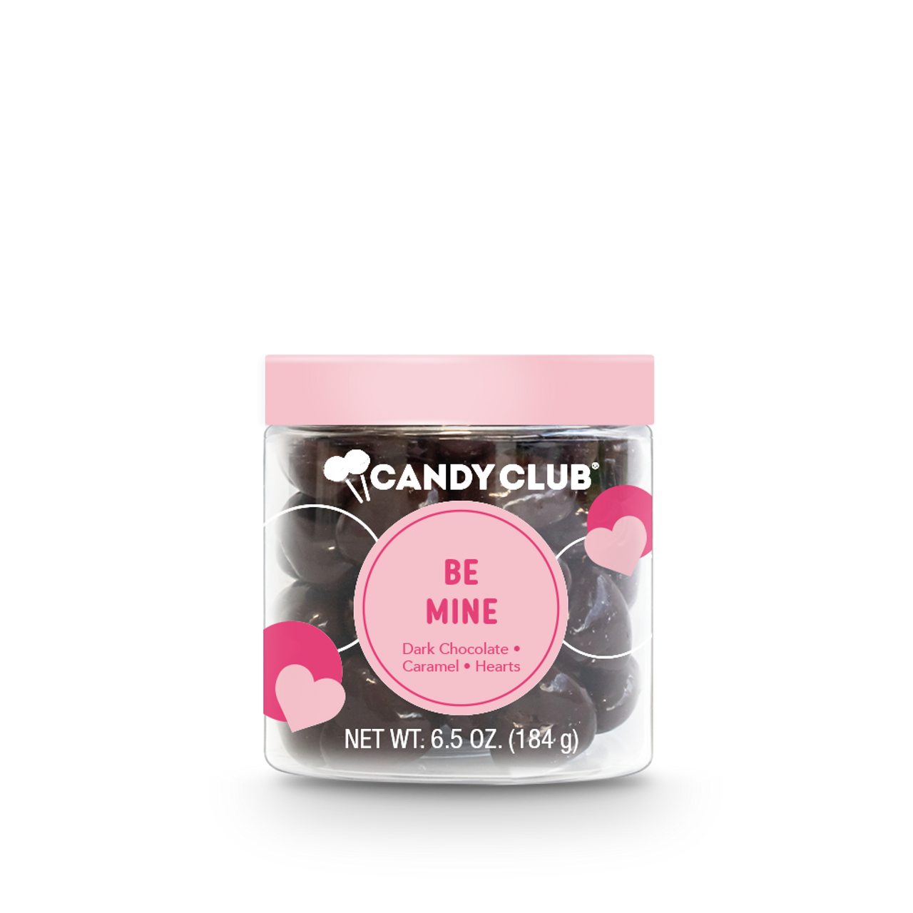 Be Mine •  Dark Chocolate Caramel Hearts