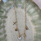 Locked Heart Charm Necklace