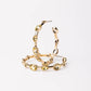 Golden Hour Large Hoop