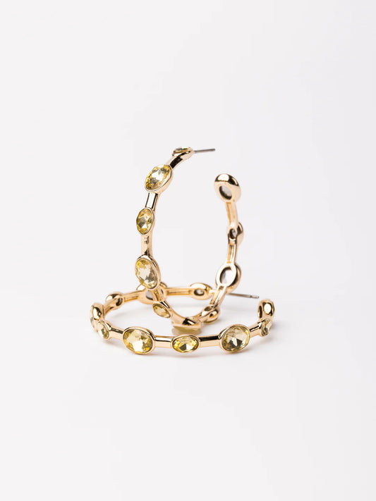 Golden Hour Large Hoop