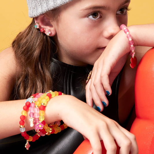 Color Me Happy Orange Butterfly Bracelet