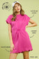 Peony Pink Scallop Knit Dress