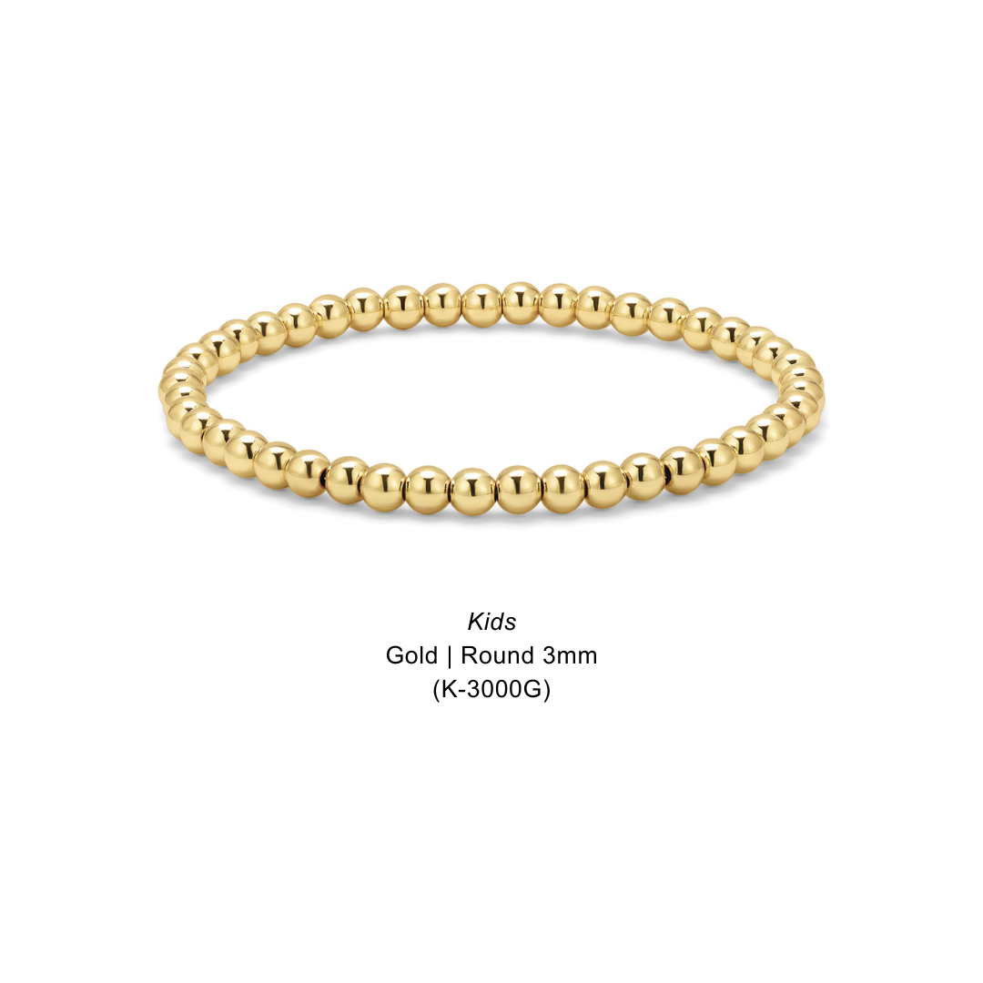 Kids Gold | Round 3mm