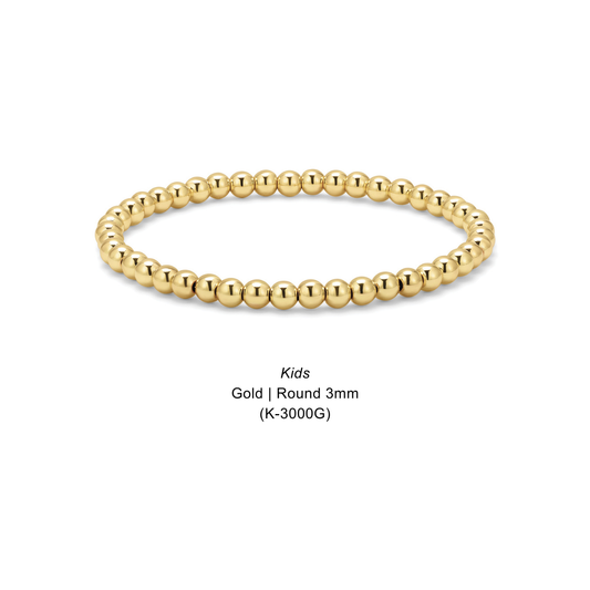 Kids Gold | Round 3mm
