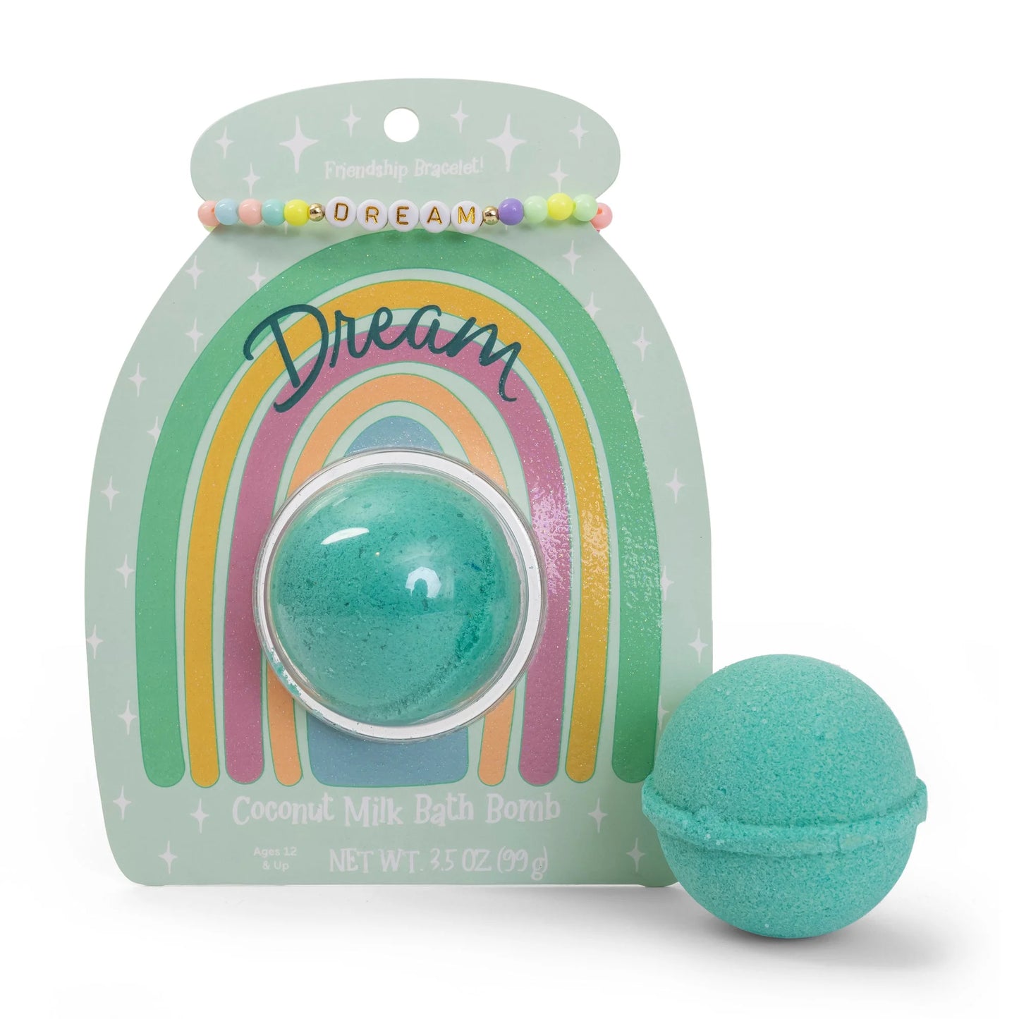 Clamshell Bathbomb + Friendship Bracelet