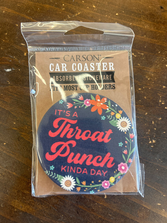 Throat Punch - Car Coaster