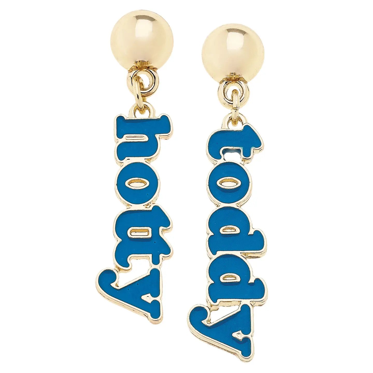 Ole Miss Rebels Slogan Earrings