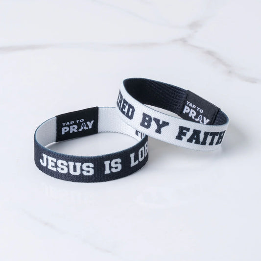 Tap to Pray - Wristband - Jesus Is Lord