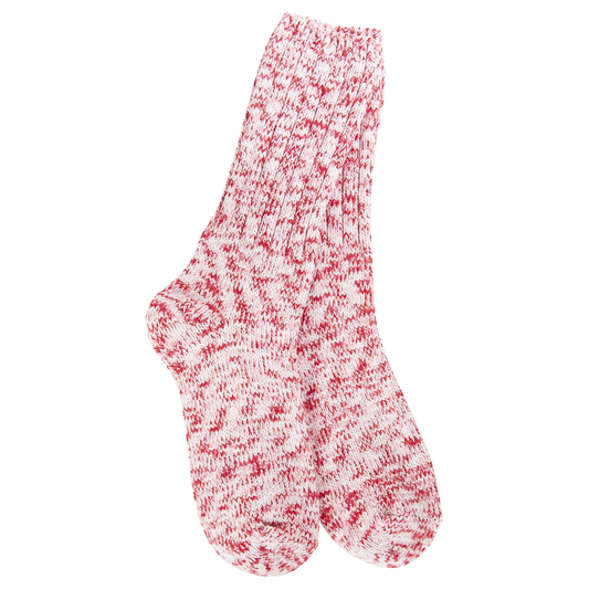 Holiday Ragg Crew Sock - Peppermint