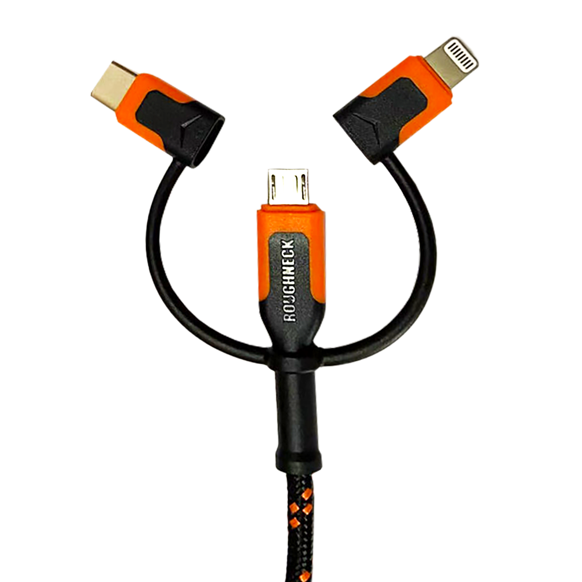 Roughneck 3-IN-1 10 ft Charging Cable Assortment