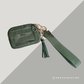 Tassel Zipper Wristlet Wallet – Green
