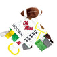 Ole Miss Rebels  Stroller Tag Toy Learning Lovey: 10x10 Football