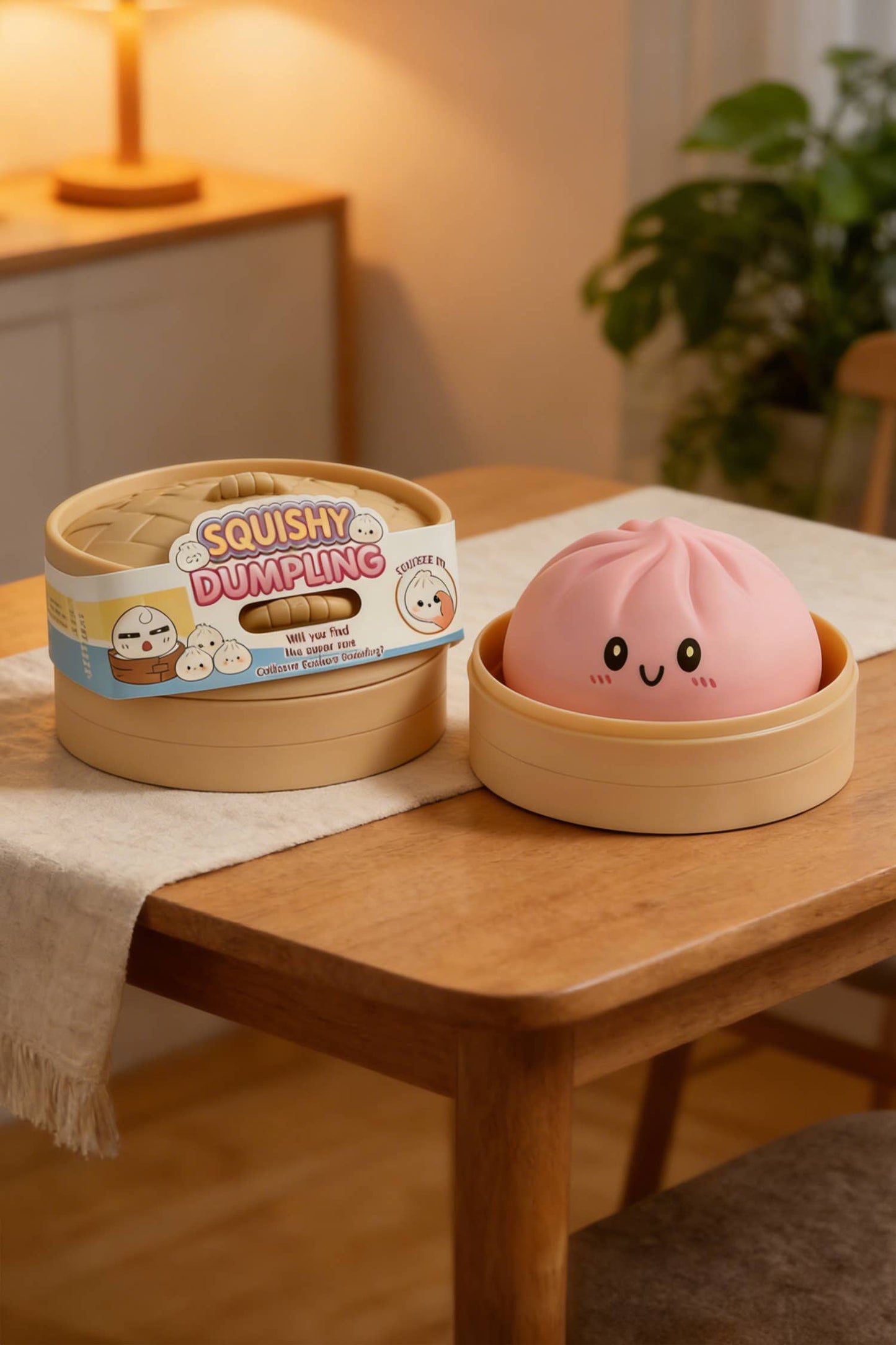 Dumpling Bun Stress Relief Squeeze Toy