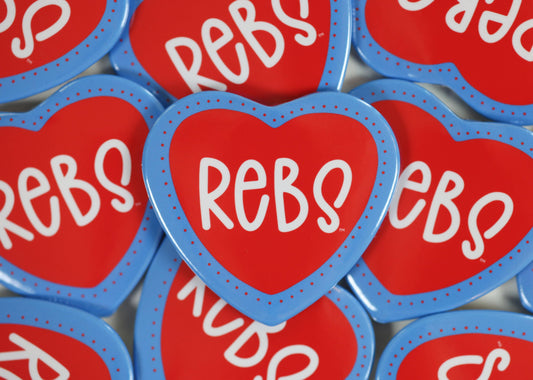 Gameday Pins | Rebs Heart