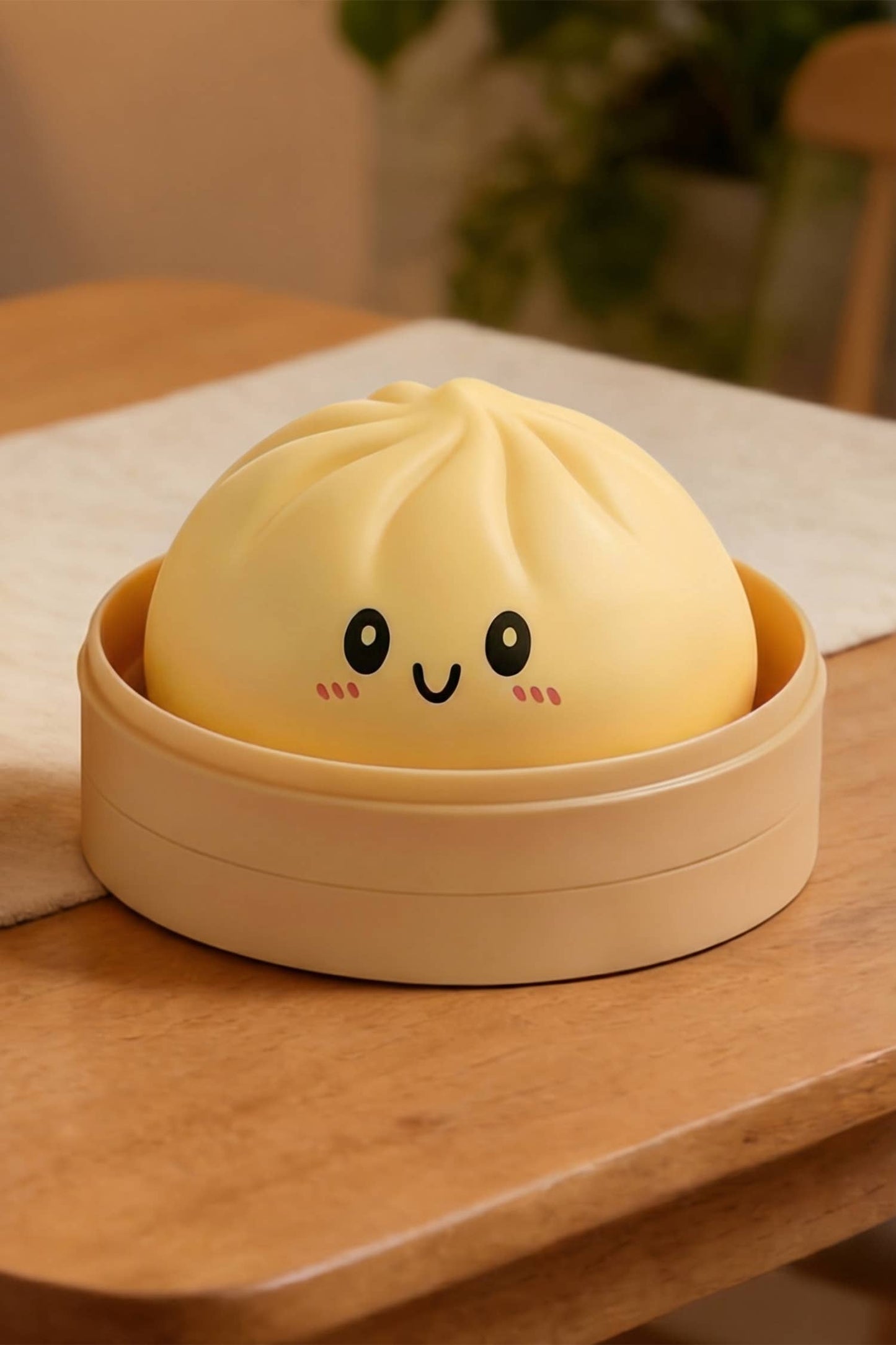 Slow Rise Relieve Pressure Mystery Duck Dumpling Squishy Toy: Blossom Steamed Bun Dumplings / ONE SIZE