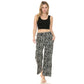 Black & Grey Leopard Print PJ Pants