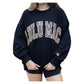 Lulu Mac Sweatshirt: BLACK / Leopard