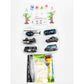 Kids Metal Alloy Police  Cars Series Toys