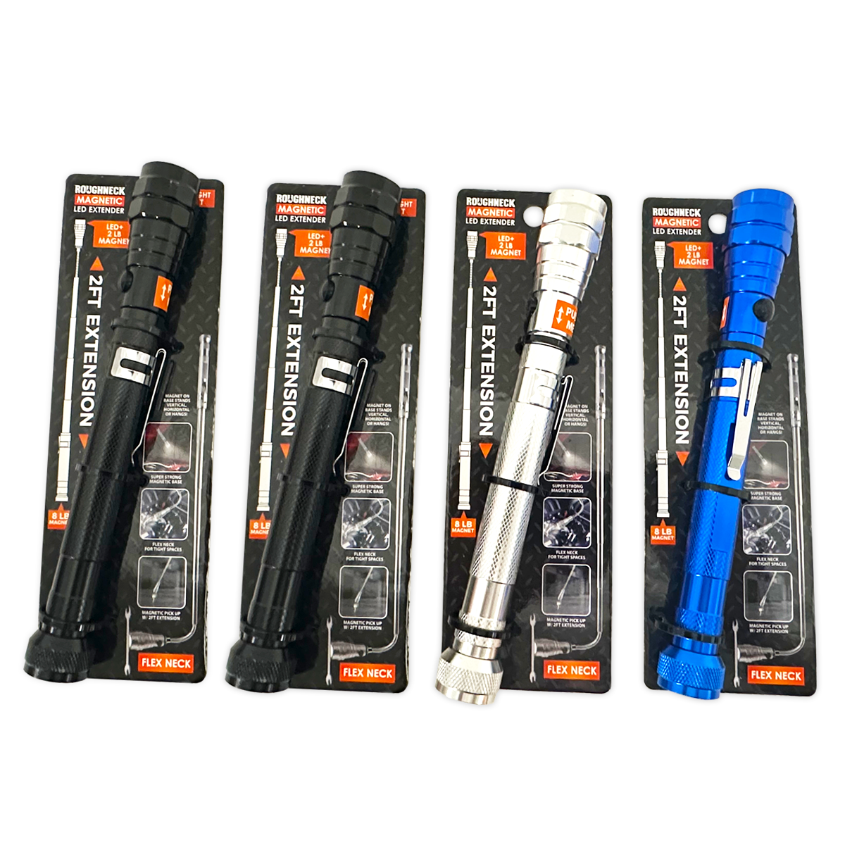 Roughneck Magnetic LED Extender 2 ft Multi Tool - 4/Display: Wholesale Price