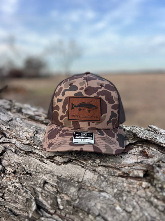 Redfish - Trucker Snapback - Old School Brown
