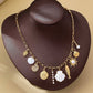 Charm Necklace-Ocean Seashell Fish Pearl