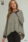 Stone Leopard Velvet Hem Top
