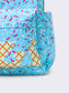 Blue Ice Cream Drip Kids Canvas Backpack