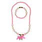Ballerina Bow Necklace & Bracelet Set