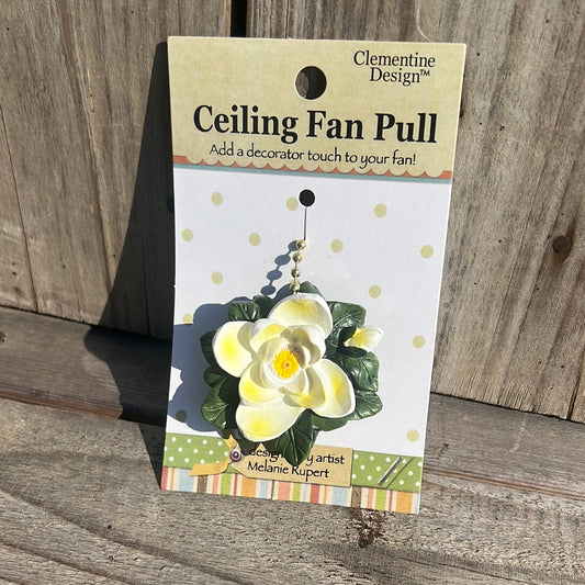 Magnolia Fan Pull