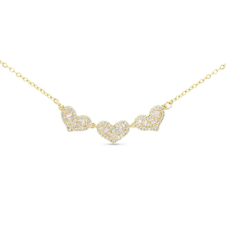 Triple Heart Necklace