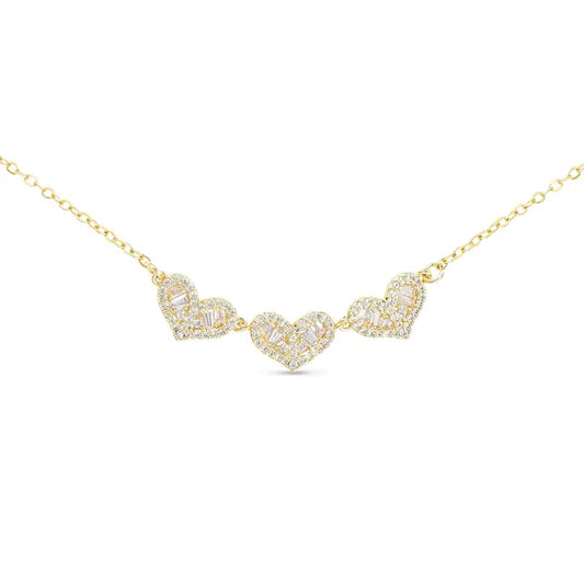 Triple Heart Necklace
