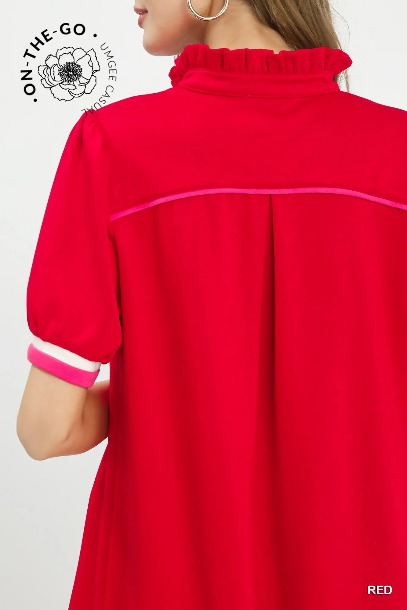 Red Polo Knit Dress