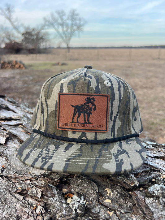 KIDS - Duck Dog - Camo Rope Hat - Mossy Oak Bottomland