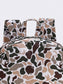 Deer Hunting Print Kids Canvas Backpack