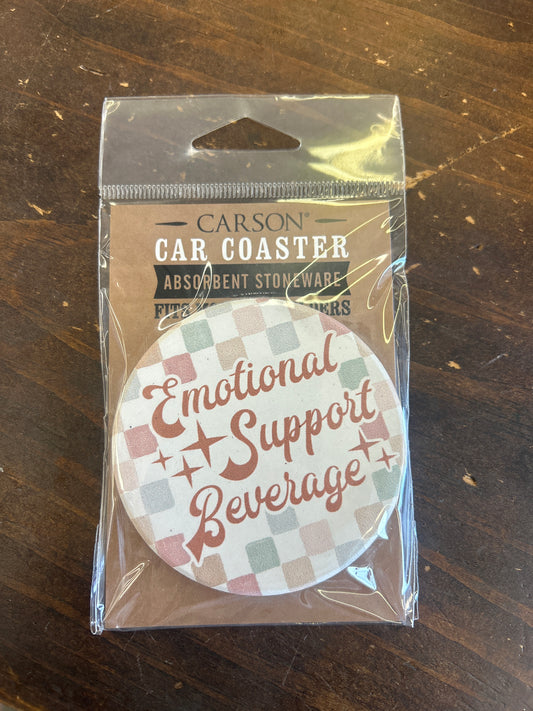 Emotional Support - Car Coaster