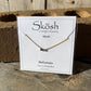 Gold Baguette Birthstone Necklace