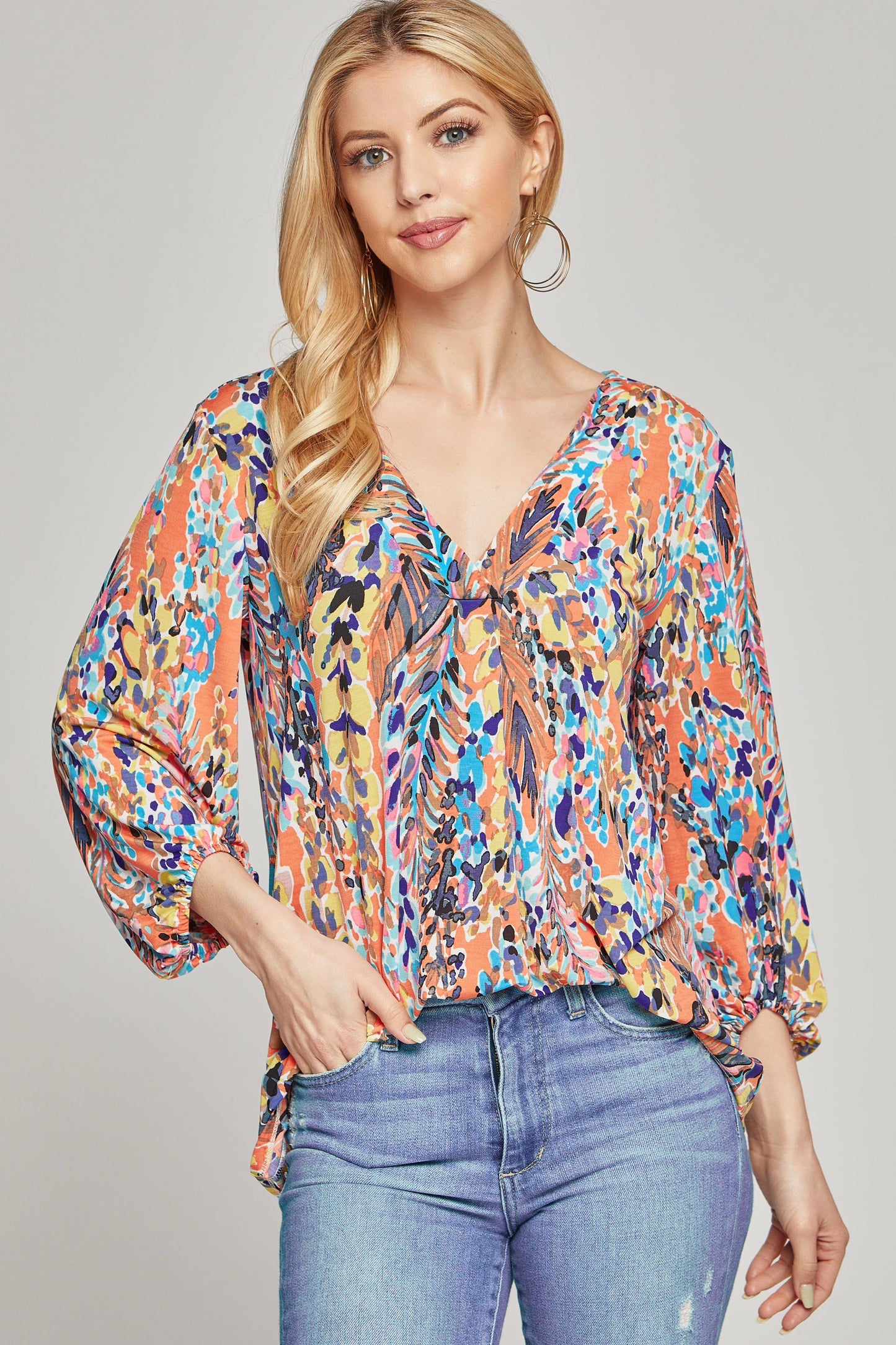 Floral Balloon Top