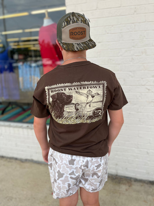 Roost Brown Lab Stamp Tee