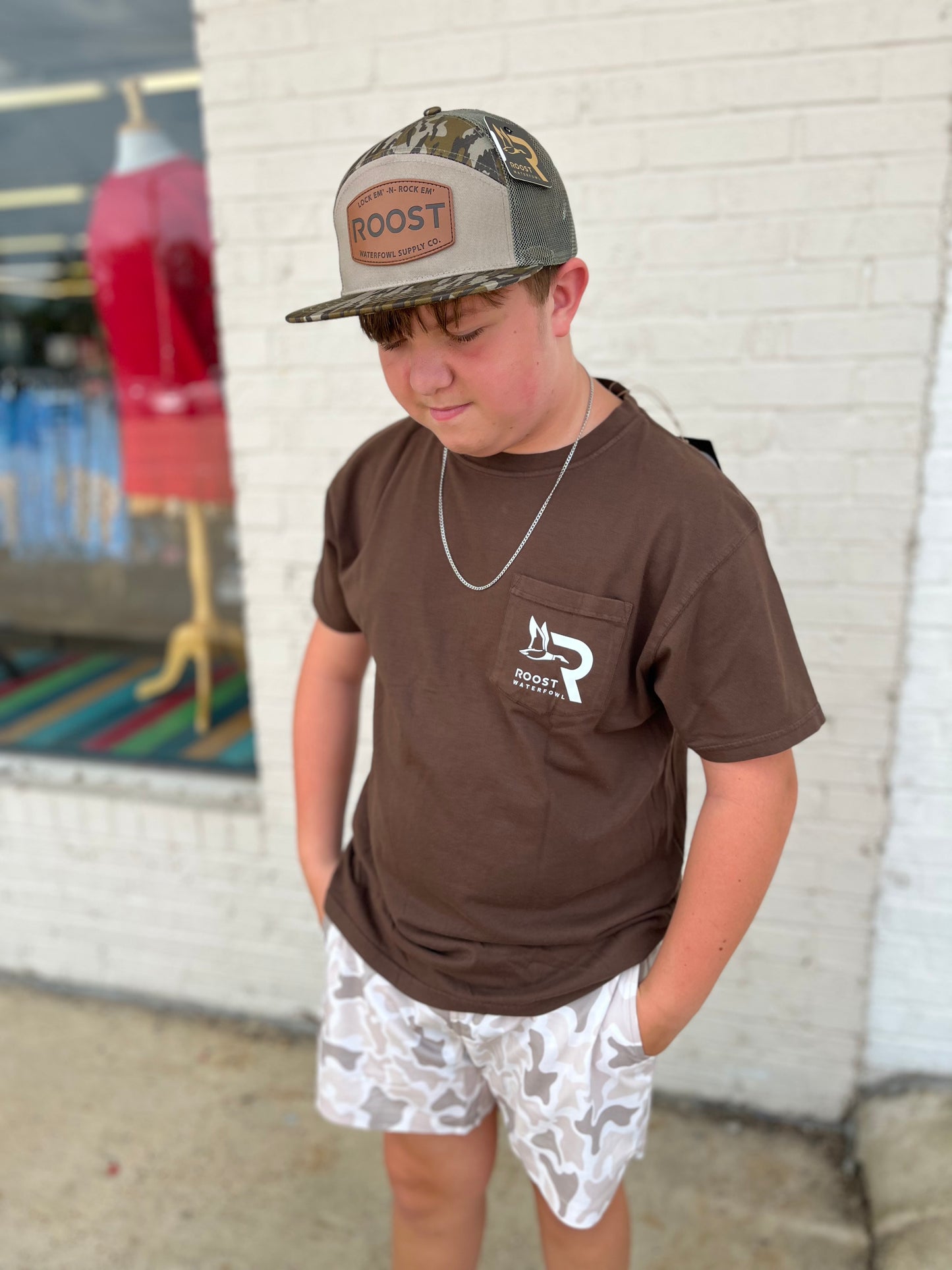 Roost Brown Lab Stamp Tee
