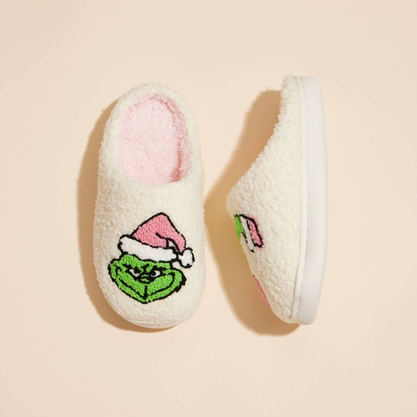 Grinch House Slippers - Kids