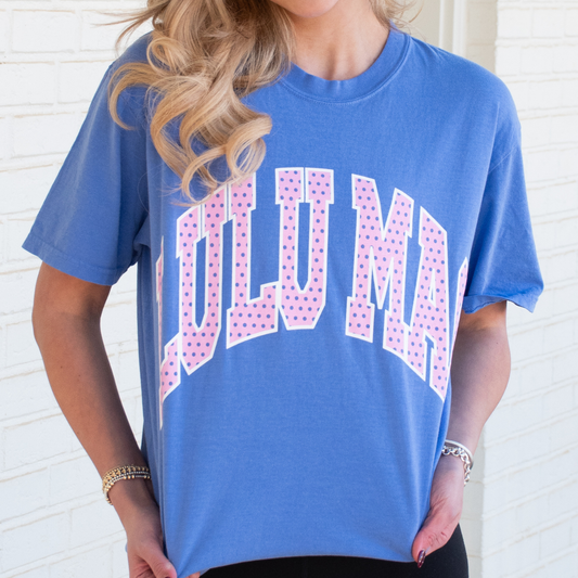 Adult Lulu Mac Flo Blue + Polka Dot Tee