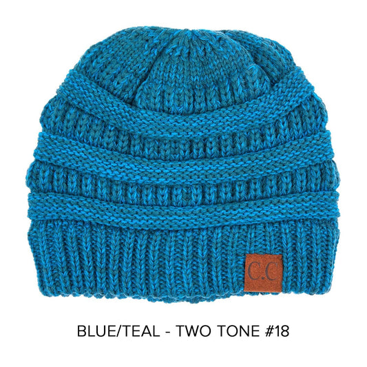 CC Beanie - Blue/Teal