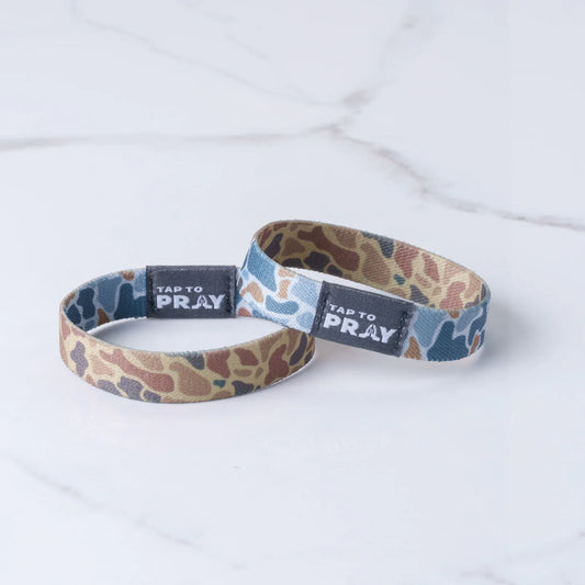 Tap to Pray - Wristband - River Rock Camo - Sahara & Copper