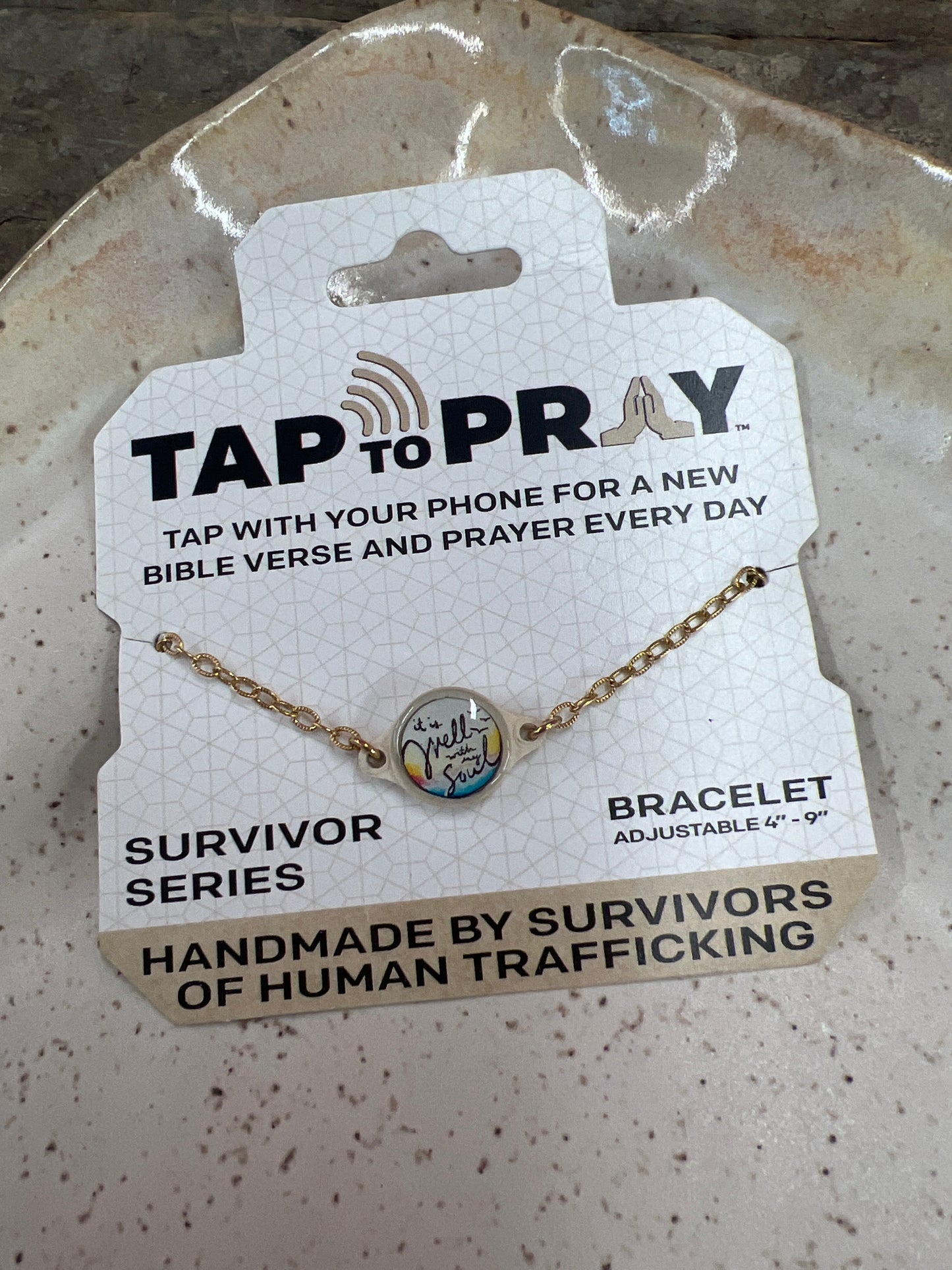 Tap to Pray - Survivor Series - It is Well + Cross